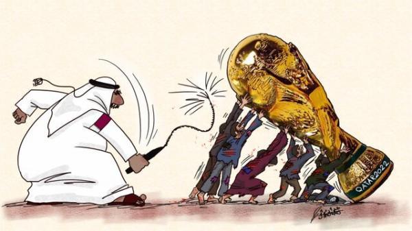 کارگران جام جهانی از نگاه کارتونیست ها، چرا موضوع کارگران مورد توجه کارتونیست هاست؟