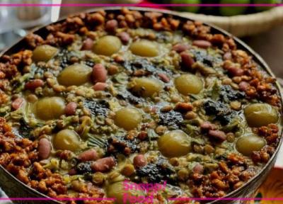 طرز تهیه هلی آش یا آش هلی با دستور پخت گرگان